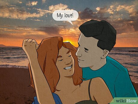 Remind her how much you love her with a romantic nickname.