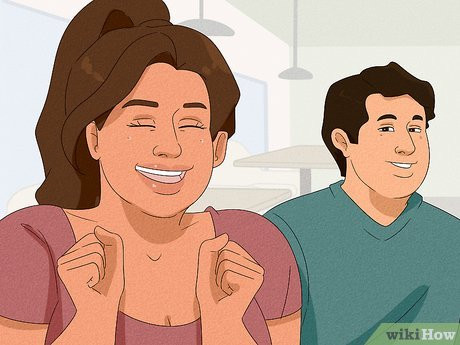 A woman who finds you attractive will smile whenever she sees you.