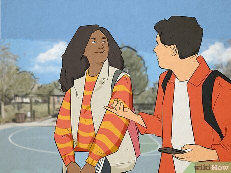 Step 1 Spend time with her as a friend.