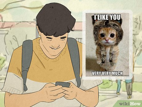 Nothing says “I like you” quite like a cheesy meme.