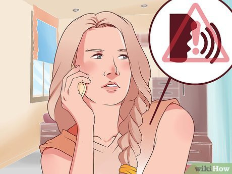 Step 1 Be careful when you talk on the phone.