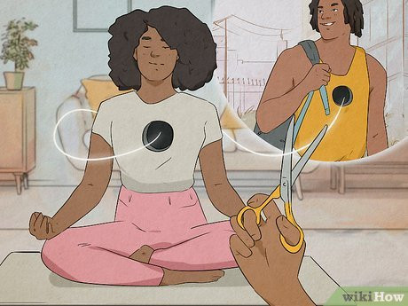 Use your imagination so you can feel yourself letting your ex go.