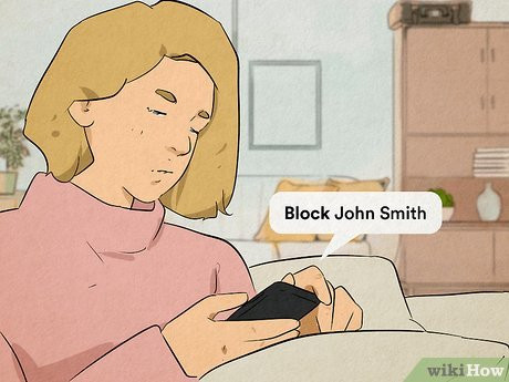 Walk away and end communication to signal that you are done with them.