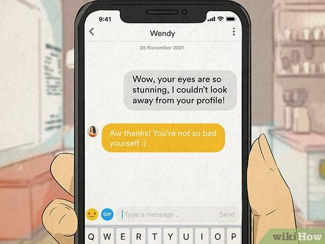 You’ll let your match know that you’re really into her.